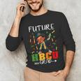 Future HBCU Grad History Boy Graduation HBCU Kids Unisex Long Sleeve T-Shirt