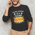 Future Politician Graduation For Kids And Graduates T-Shirt Unisex Long Sleeve T-Shirt