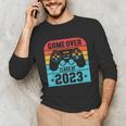 Game Over Class Of 2023 Shirt Students Graduation Unisex Long Sleeve T-Shirt