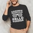 Goodbye Kindergarten Hello Summer Shirt Boy Girl Graduation Unisex Long Sleeve T-Shirt
