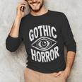 Gothic Classic Horror Thriller Book Movie Film Halloween Unisex Long Sleeve T-Shirt