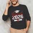 Graduate 2026 For Class Of 2026 Graduation Unisex Long Sleeve T-Shirt