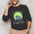 I Graduated Can I Go Back To Bed Now Cat Graduation For Men Women Girls Kids Unisex Long Sleeve T-Shirt