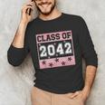 Graduating Class Of 2042 First Day Of School 2042 Graduation Unisex Long Sleeve T-Shirt