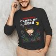 Graduation Class Of 2018 Game Over 8-Bit Gamer Unisex Long Sleeve T-Shirt