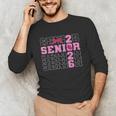 Graduation Class Of 2026 Senior 2026 Pink Bow Coquette Unisex Long Sleeve T-Shirt