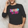 Graduation Class Of 2026 Senior Pink Coquette Bow 2026 Grade Unisex Long Sleeve T-Shirt