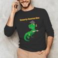 Graduation Dinosaur Smarty Saurus Rex Diploma Dinosaur Unisex Long Sleeve T-Shirt
