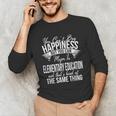 Graduation Elementary Education Major Unisex Long Sleeve T-Shirt