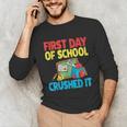 Graduation First Day Of School Crushed It Unisex Long Sleeve T-Shirt