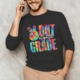 Graduation Peace Sign Out Eighth Grade Tie Dye Hippie Unisex Long Sleeve T-Shirt