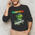 Graduation Preschool DinosaurRex Crushed It Boys Grad Unisex Long Sleeve T-Shirt