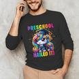 Graduation Preschool Unicorn Nailed It Pre-K Girls Grad Unisex Long Sleeve T-Shirt