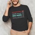 Graduation Promotion Elementary School To Junior High Unisex Long Sleeve T-Shirt