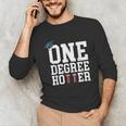 Graduation Shirts 2021 2022 One Degree Hotter Graduate Unisex Long Sleeve T-Shirt