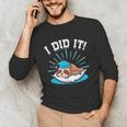 Graduation Did It Sloth Graduate Animal Sloths Sloth Unisex Long Sleeve T-Shirt