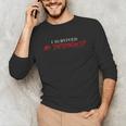 Graduation I Survived My Internship But Just Barely Unisex Long Sleeve T-Shirt