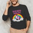 Graduation Unicorn Superstar Magical Colorful Rainbow Tshirt Unisex Long Sleeve T-Shirt