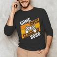 Graduation Video Gamer Game Over Class Of 2026 Senior Unisex Long Sleeve T-Shirt