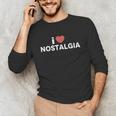 I Heart Love Nostalgia Unisex Long Sleeve T-Shirt