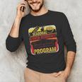 Hibernation Mode Fall And Winter Meme Introvert Vibes Humor Unisex Long Sleeve T-Shirt