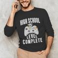 High School Graduation Shirt Gamer Graduation Unisex Long Sleeve T-Shirt