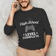 High School Graduation Shirt Video Gamer Nerd Geek Game Unisex Long Sleeve T-Shirt