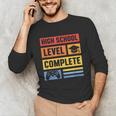 High School Level Complete Class Of 2024 Senior Graduation Unisex Long Sleeve T-Shirt