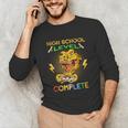High School Level Complete Gamer Graduation Dinosaur 2021 Unisex Long Sleeve T-Shirt