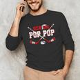 Hockey Senior Pop Pop Graduation Class Of 2026 Kids Unisex Long Sleeve T-Shirt