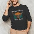 Hunting For My Sanity Introvert Hunter Antisocial Unisex Long Sleeve T-Shirt