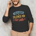 I'm Fluent In Silence And Eye-Rolls Introverts Unisex Long Sleeve T-Shirt I'm Fluent In Silence And Eye-Rolls Introverts Unisex Long Sleeve T-Shirt