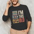 I'm This Old Vintage Cassette Tape Nostalgia Unisex Long Sleeve T-Shirt