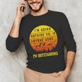 I'm Outstanding Retro Introvert Mountain Trip Lover Unisex Long Sleeve T-Shirt