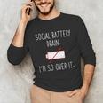 I'm So Over It Saying For Introvert And Shy People Unisex Long Sleeve T-Shirt I'm So Over It Saying For Introvert And Shy People Unisex Long Sleeve T-Shirt