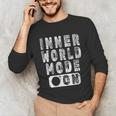 Inner World Mode On Introvert Saying Unisex Long Sleeve T-Shirt