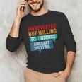 Introvert Aircraft Spotting Lovers Men & Women Unisex Long Sleeve T-Shirt