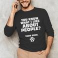 Introvert Animal Dog Owner Unisex Long Sleeve T-Shirt