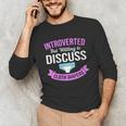 Introvert Hippie Mom Cloth Diapers Crunchy Mama Unisex Long Sleeve T-Shirt