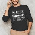 Introvert Label Signs Unisex Long Sleeve T-Shirt Introvert Label Signs Unisex Long Sleeve T-Shirt