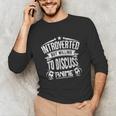 Introvert Quote Introverted But Willing To Discuss Anime Unisex Long Sleeve T-Shirt Introvert Quote Introverted But Willing To Discuss Anime Unisex Long Sleeve T-Shirt
