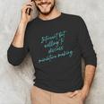 Introvert But Willing To Discuss Miniature Making Unisex Long Sleeve T-Shirt Introvert But Willing To Discuss Miniature Making Unisex Long Sleeve T-Shirt