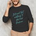 Introvert But Willing To Discuss Parkour Unisex Long Sleeve T-Shirt Introvert But Willing To Discuss Parkour Unisex Long Sleeve T-Shirt