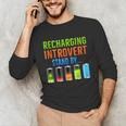 Introverted Recharging Introvert Saying Sarcasm Unisex Long Sleeve T-Shirt Introverted Recharging Introvert Saying Sarcasm Unisex Long Sleeve T-Shirt