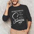 Introverted Skincare Esthetician Beautician Cosmetologist Unisex Long Sleeve T-Shirt