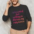 Introverted Willing To Discuss Cesky Terrier Introvert Unisex Long Sleeve T-Shirt