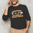 Introverted But Willing To Discuss Football Fall Unisex Long Sleeve T-Shirt