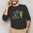 Introverts Sassy Saying Sassy Quote No Hugs Go Hug Cactus Unisex Long Sleeve T-Shirt Introverts Sassy Saying Sassy Quote No Hugs Go Hug Cactus Unisex Long Sleeve T-Shirt