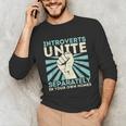 Introverts Unite Separately Introverted Antisocial Unisex Long Sleeve T-Shirt