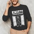 Irony Sarcasm Introvert Dry Humor Comic Cartoon Geek Nerd Unisex Long Sleeve T-Shirt Irony Sarcasm Introvert Dry Humor Comic Cartoon Geek Nerd Unisex Long Sleeve T-Shirt